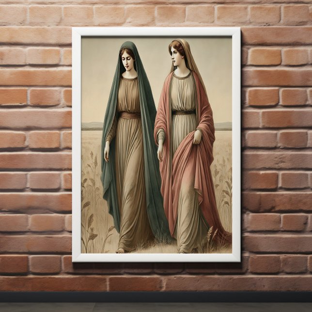 Poster Ruth caminhando em Fé rumo a Nova Esperança (Criador carregado)