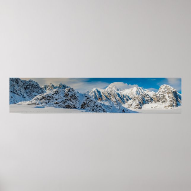 Poster Ruth Glacier Denali National Park Pano (Frente)
