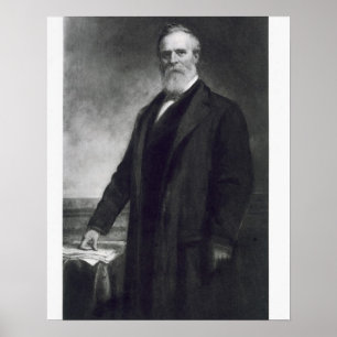 Poster Rutherford B. Hayes, 19o presidente do unido