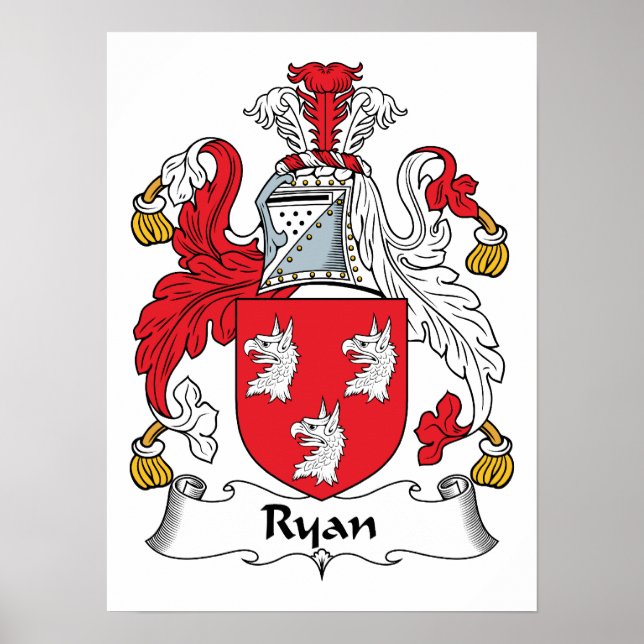 Poster Ryan Family Crest (Frente)