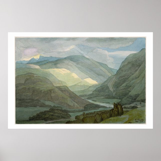 Póster Rydal Water, 1786 (c/c) (Frente)
