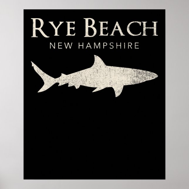 Poster Rye Beach New Hampshire - Presentes do trevo de tu (Frente)