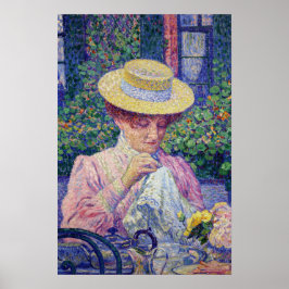 Poster Ryszard berghe - No Jardim 1903