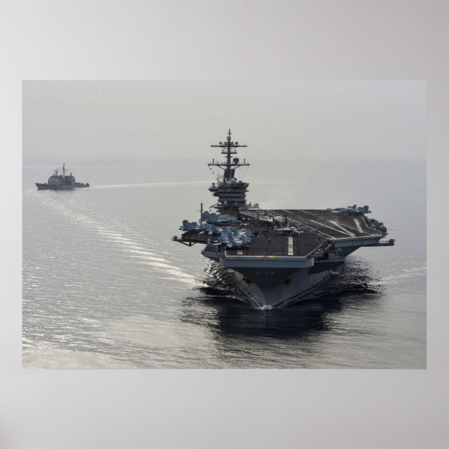 Póster S Theodore Roosevelt (CVN 71) (Frente)