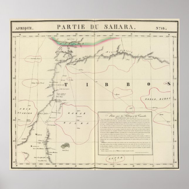 Poster Saara, África 16 (Frente)