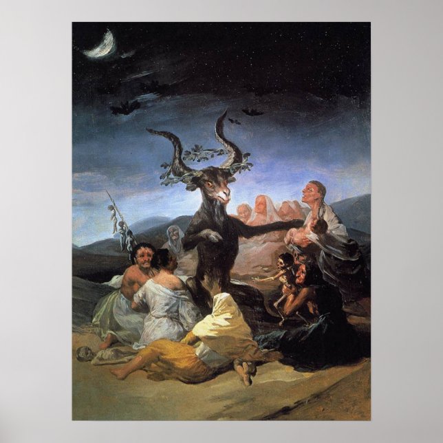 Póster Sabá de bruxas (Frente)