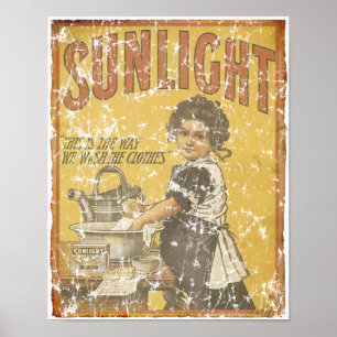 Poster Sabão da luz solar - 1873 - afligido
