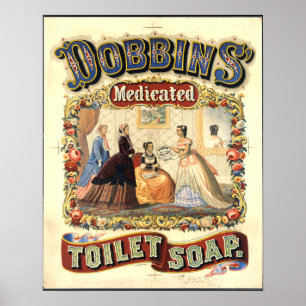 Poster Sabão de sanita de Dobbins 
