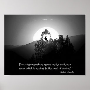 Poster Sabedoria Como Raven