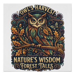Póster Sabedoria da Natureza – Inspirando Amantes da Terr