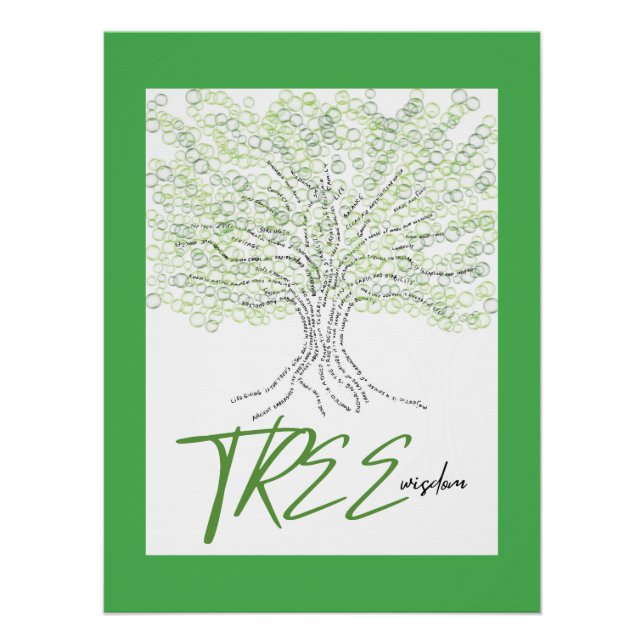 Póster Sabedoria das Árvores (Frente)