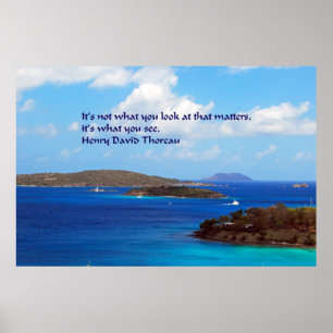 Póster Sabedoria de Thoreau