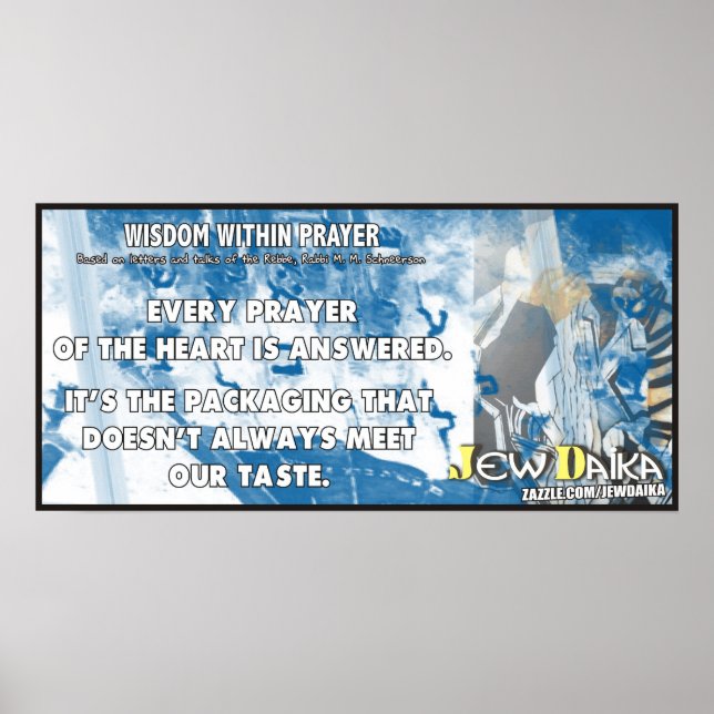 Póster Sabedoria dentro da Oração (Frente)