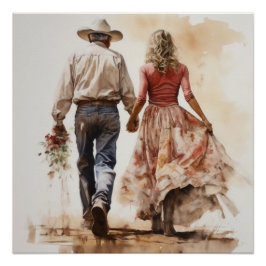 Póster Sabedoria do Cowboy Duro: Legado do Ocidente