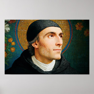 Poster Sabedoria e Fé: Santo Albert o Excelente