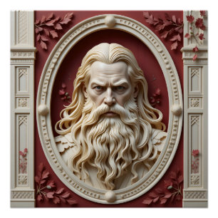 Póster Sabedoria em Papercraft