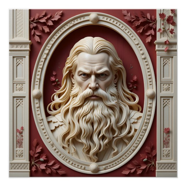 Póster Sabedoria em Papercraft (Frente)