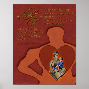 Póster Sabedoria Judicial - Mão sobre a Liberdade (v2)