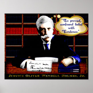 Póster Sabedoria Judiciária - Holmes sobre Provas (v2)