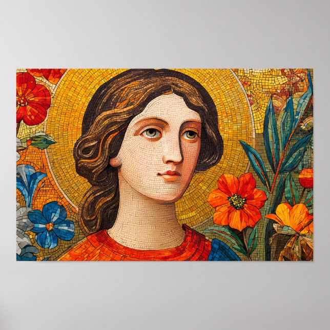 Poster Sabedoria Radiante de Catarina Santo de Alexandria (Frente)