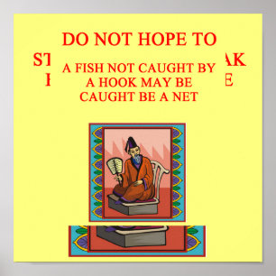 Poster sábia provérbio chinês, sábia provérbio chinês