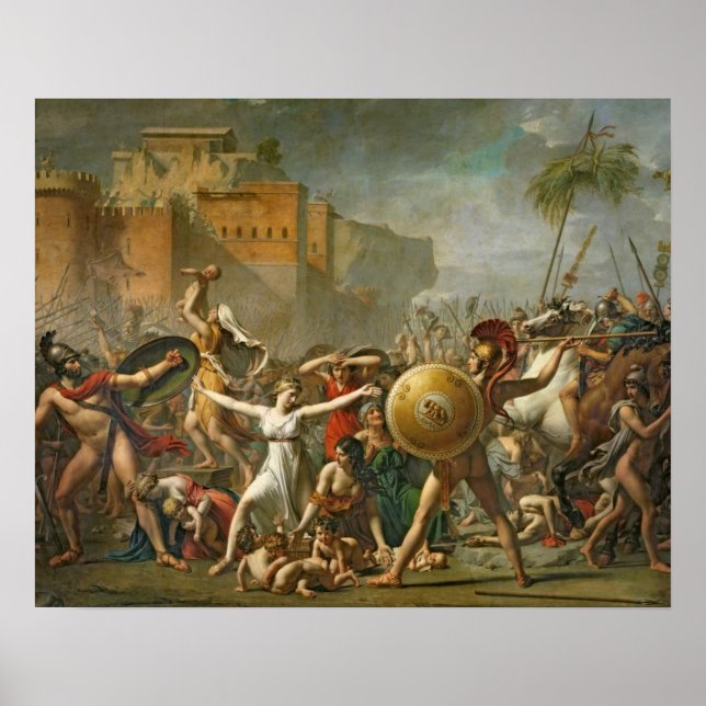 Póster Sabine Women, 1799 (Frente)
