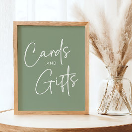 Poster Sábio Moderno Oh Bebê Cartões simples de Chá e pre