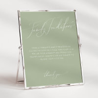 Sábio Whimsical Green Family Traditions Sinal