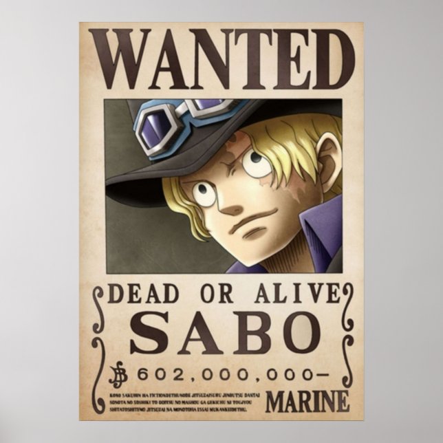 Poster Sabo queria (Frente)