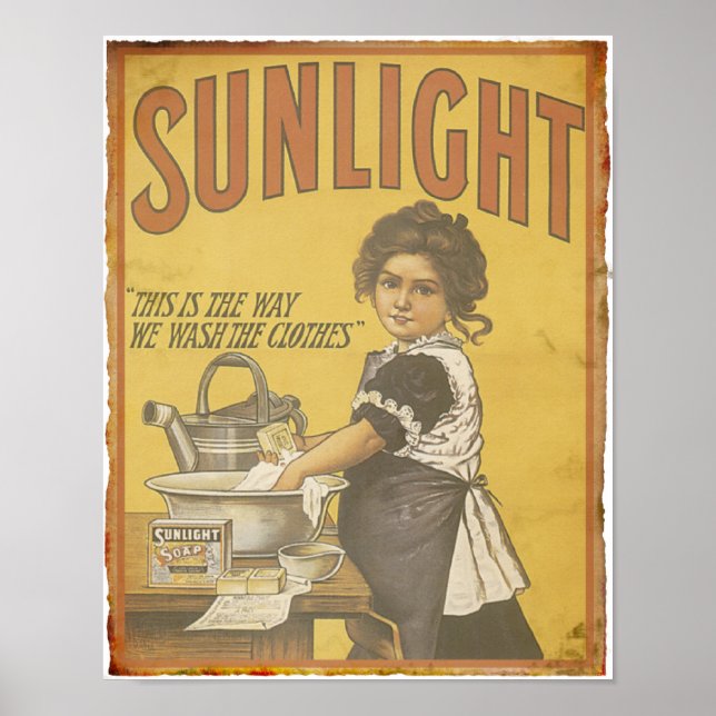 Póster Sabonete de luz solar - 1873 (Frente)