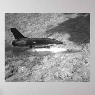 Póster Sabre F-100 super