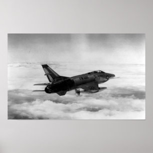 Póster Sabre F-100 super