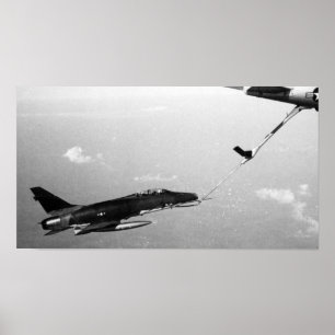 Póster Sabre F-100 super