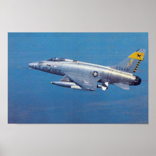 Póster Sabre F-100 super