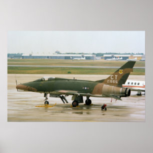 Póster Sabre F-100 super