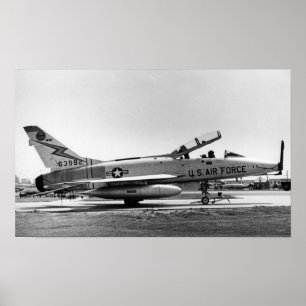Póster Sabre F-100 super