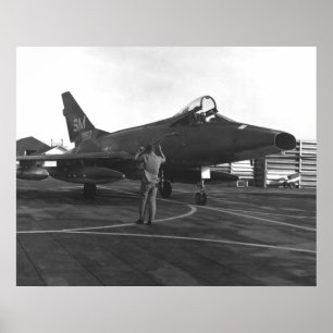 Póster Sabre F-100 super