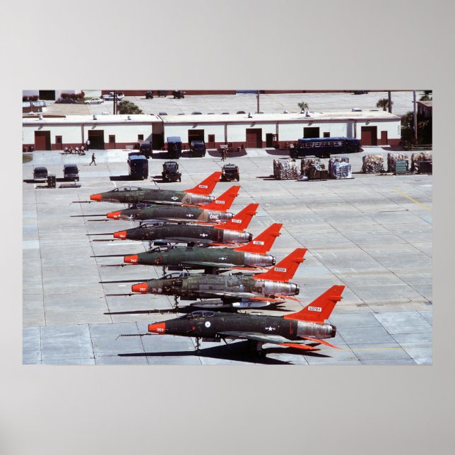 Poster Sabres F-100 super (Frente)