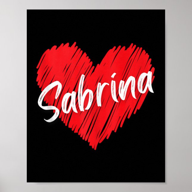 Poster Sabrina I Love Sabrina Heart Vin (Frente)