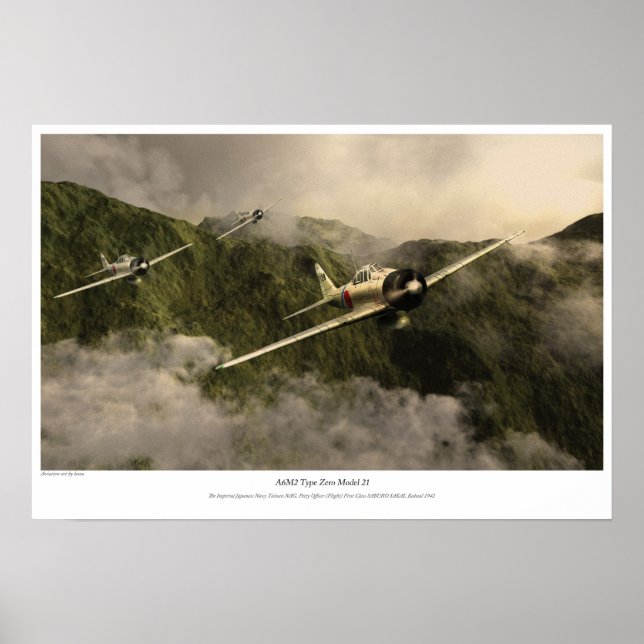 Póster "Saburo Sakai" (Frente)