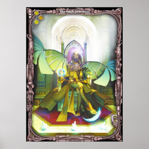 Poster Sacerdotisa alta, por Joseph Mosa