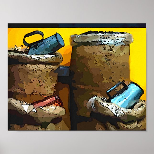 Poster Sacks De Café (Frente)