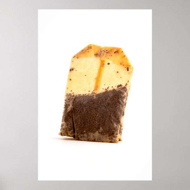 Poster Saco de chá usado (Frente)