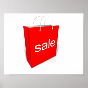 PÓSTER SACO DE COMPRA SUPER-VENDA