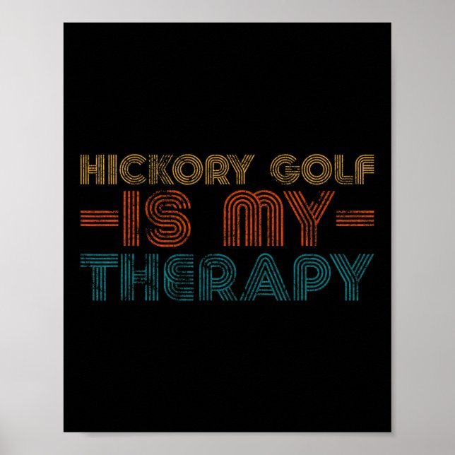 Poster Saco de Golfe de Hickory Engraçado é Meu Hob de Te (Frente)