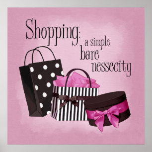 Poster Sacos de compras
