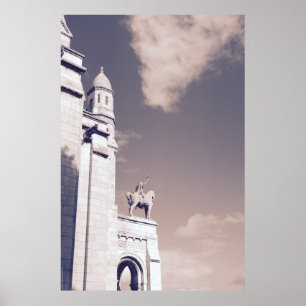 Poster Sacré-Coeur de Montmartre Paris Sacre Coeur