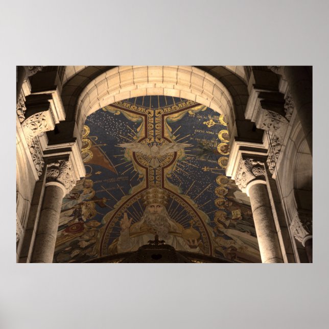 Poster Sacré-Coeur Espírito Santo Mata Mágica Dove Paris (Frente)