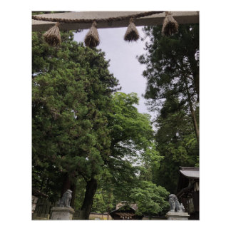 Póster Sacred Shrine Entrance in Japan