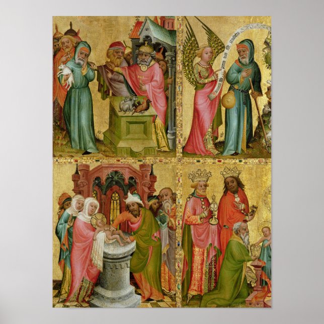 Póster Sacrifício de Joachim e Circuncisão do Cristo (Frente)